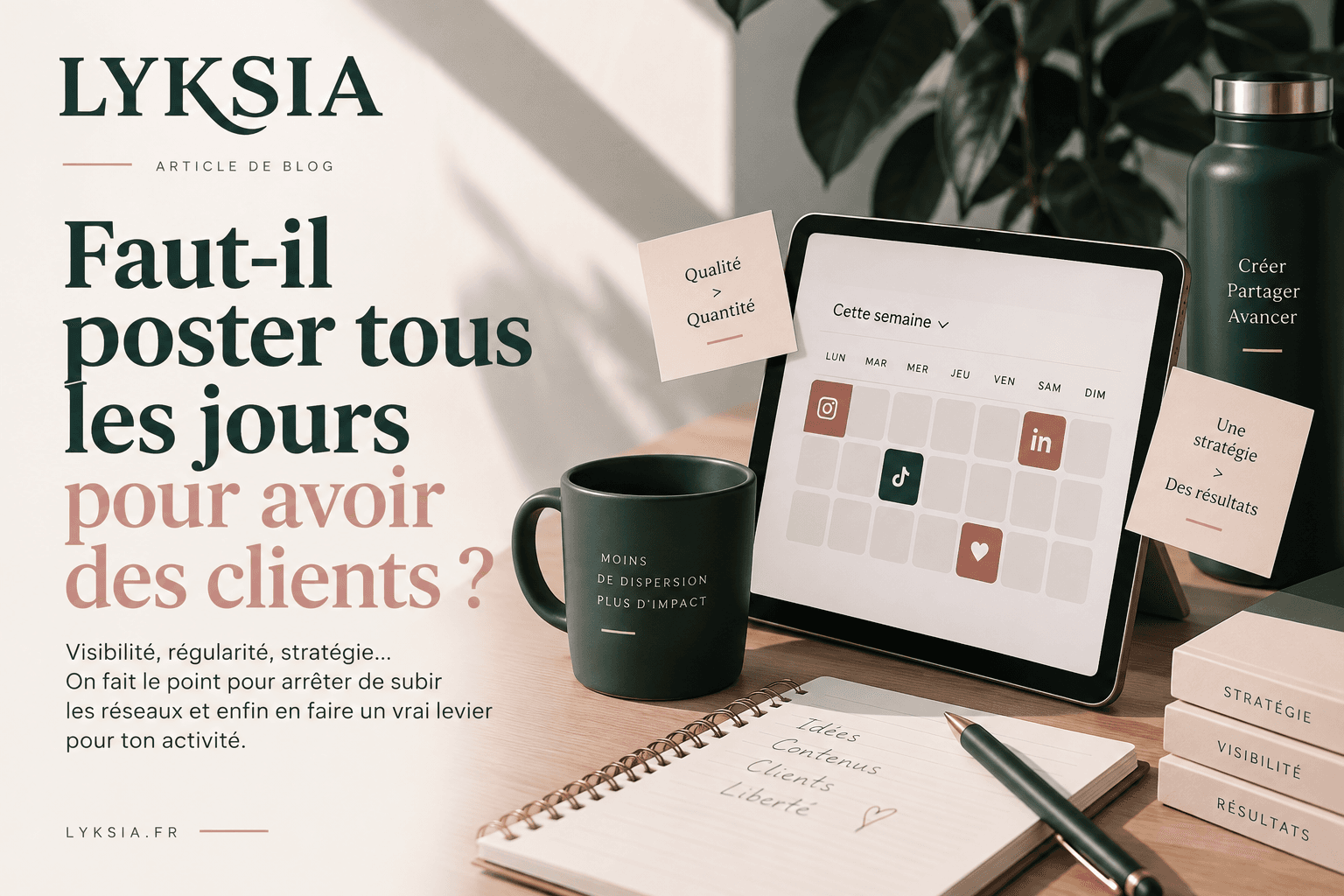 Faut-il poster tous les jours pour avoir des clients